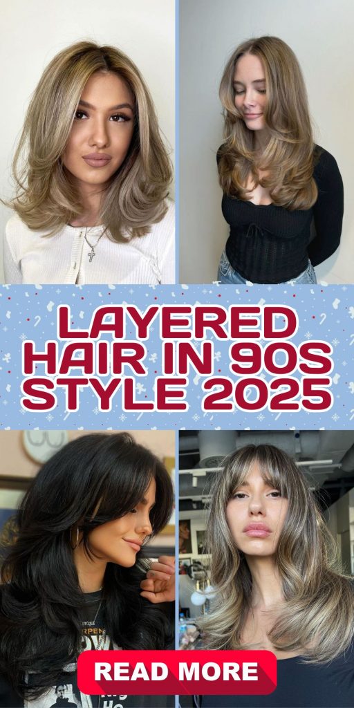 90s Layered Hair 2025: Timeless Styles Revamped 21 Ideas