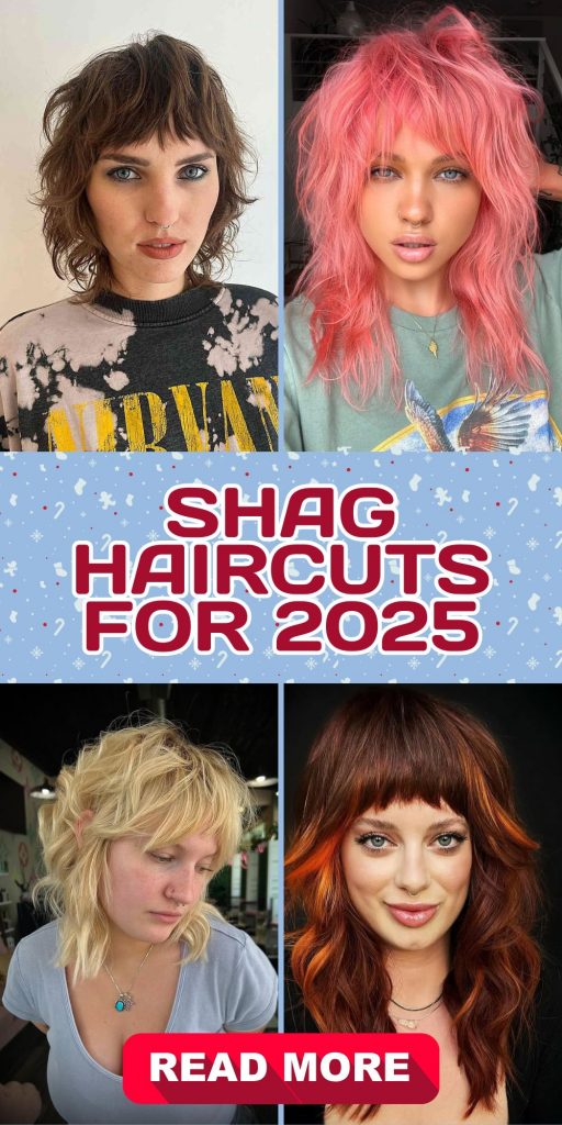 Shag Haircuts for 2025: A Modern Take on a Timeless Style 20 Ideas