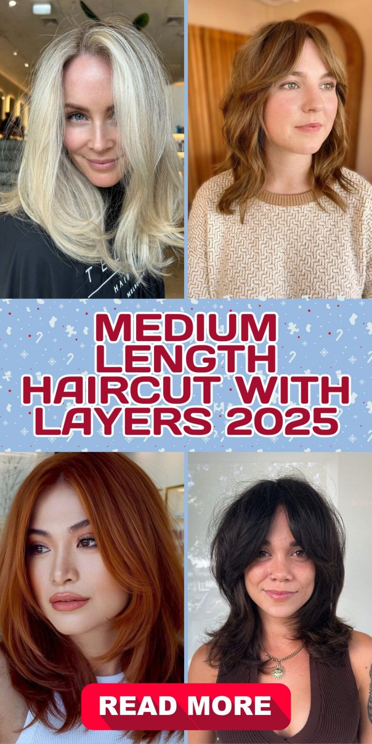 21 Ideas for Medium Length Haircut with Layers 2025 – Trendy Styles for ...