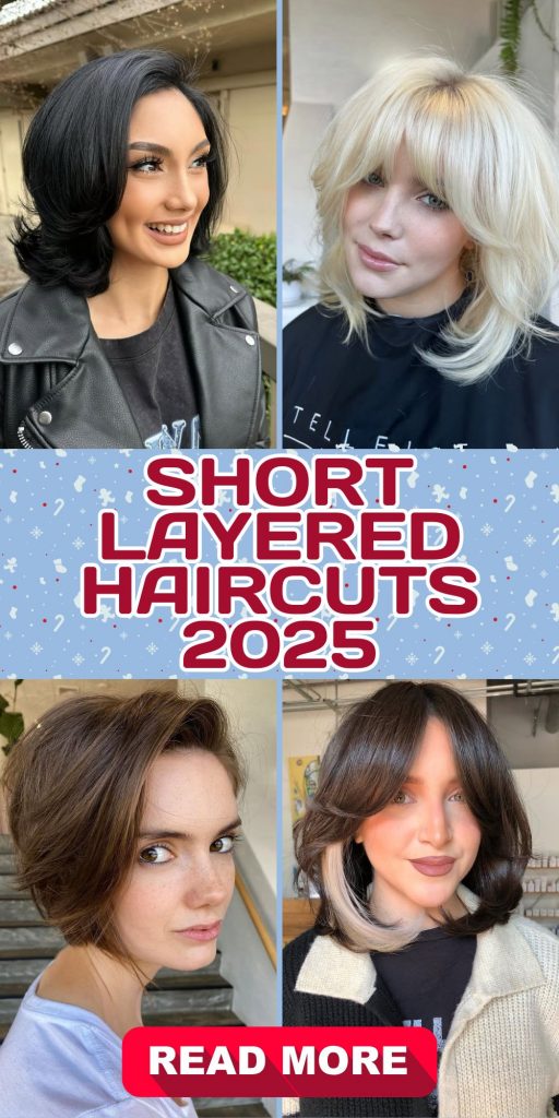 Short Layered Haircuts 2025: 20 Inspiring Ideas for Every Style and Age