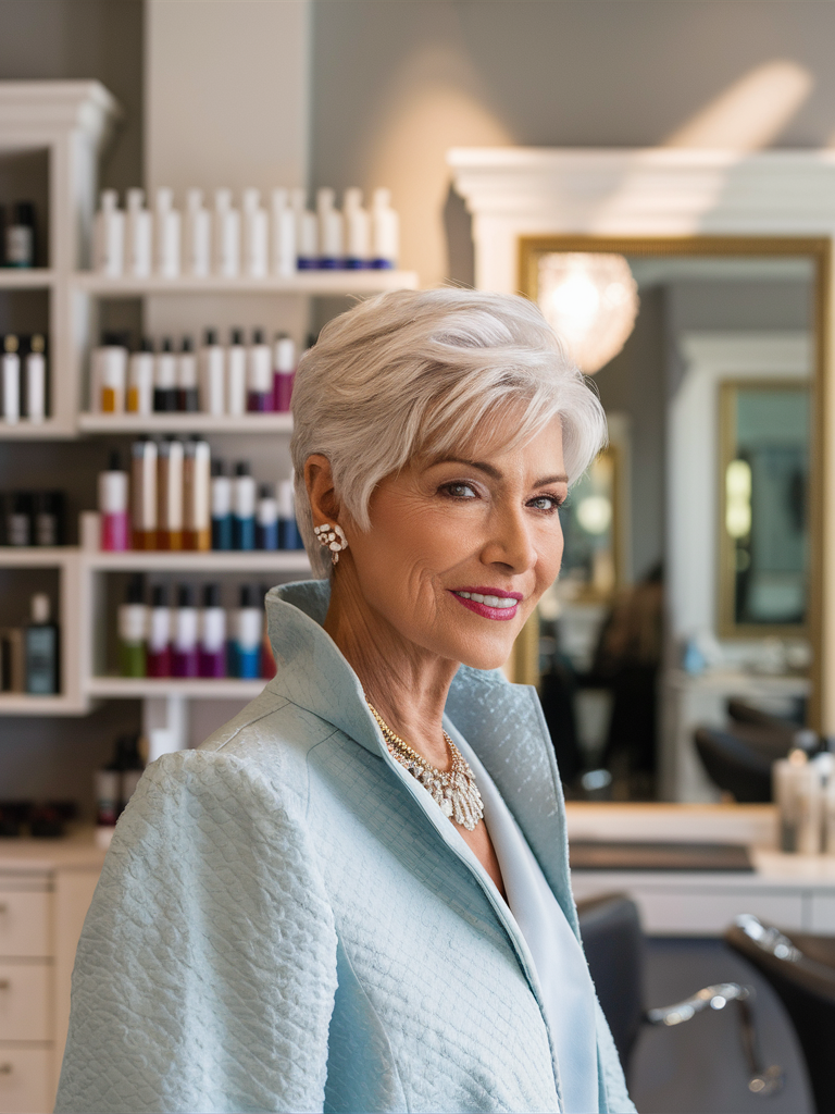 20 Best Haircuts for Women Over 60 - 2025: Timeless and Stylish Ideas