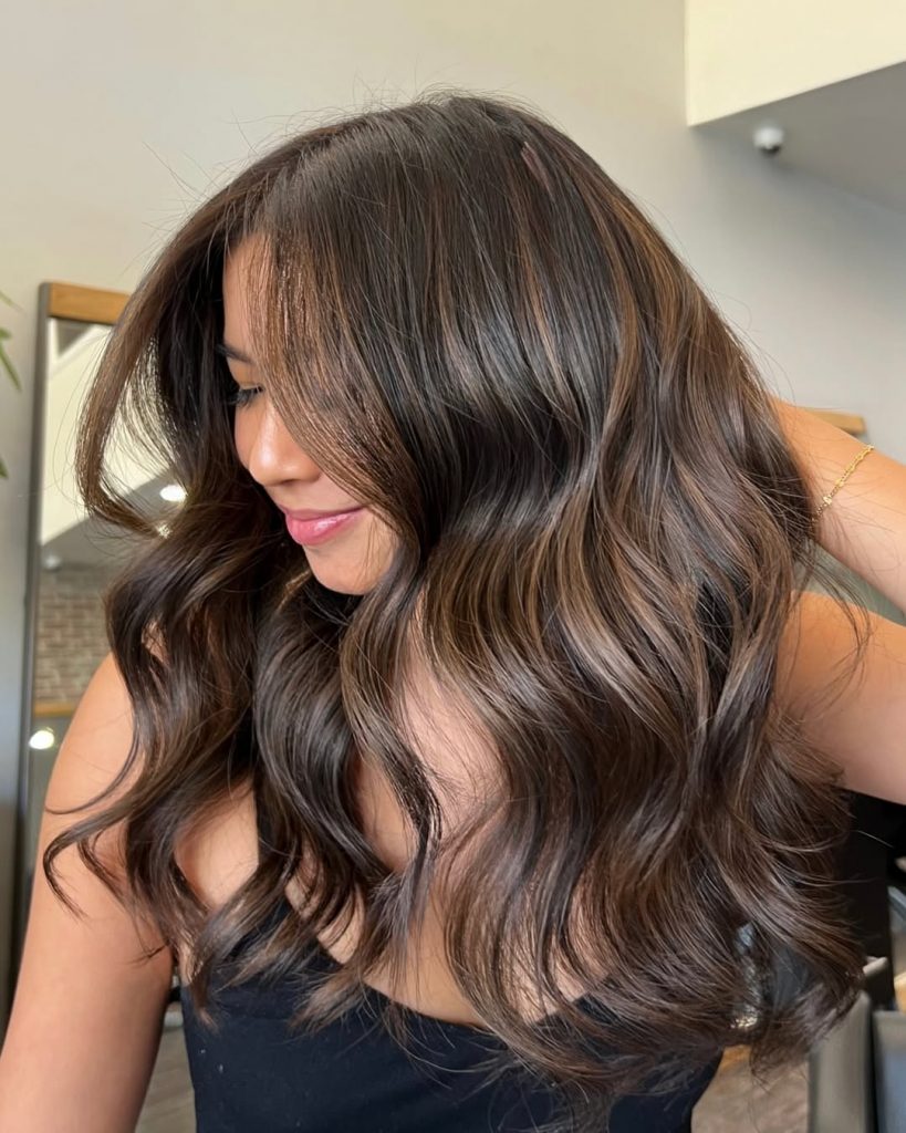 Dark Caramel Balayage: A Timeless Trend for Every Hair Type 22 Ideas