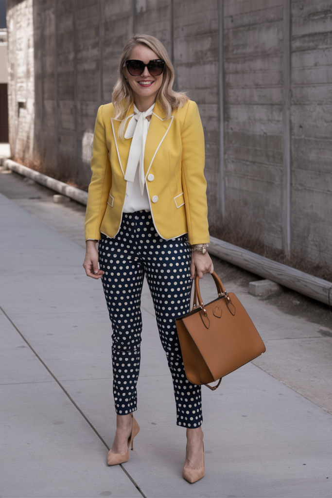 Classy & Comfortable Spring Work Outfits for Women Ideas 2025