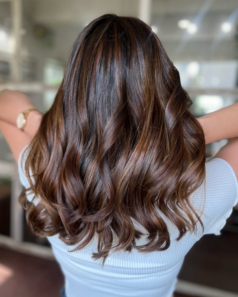 Dark Caramel Balayage: A Timeless Trend for Every Hair Type 22 Ideas