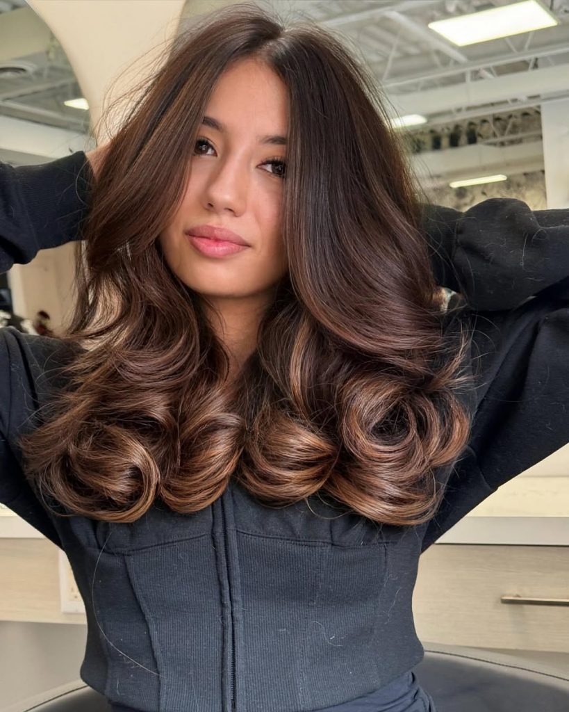 Dark Caramel Balayage: A Timeless Trend for Every Hair Type 22 Ideas