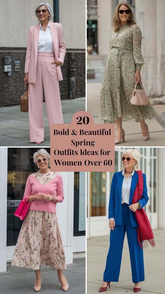 Bold & Beautiful Spring Outfits: 20 Ideas for Women Over 60 - 2025