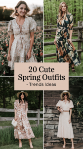 20 Cute Spring Outfits - Trends & Ideas 2025 for Women: Aesthetic