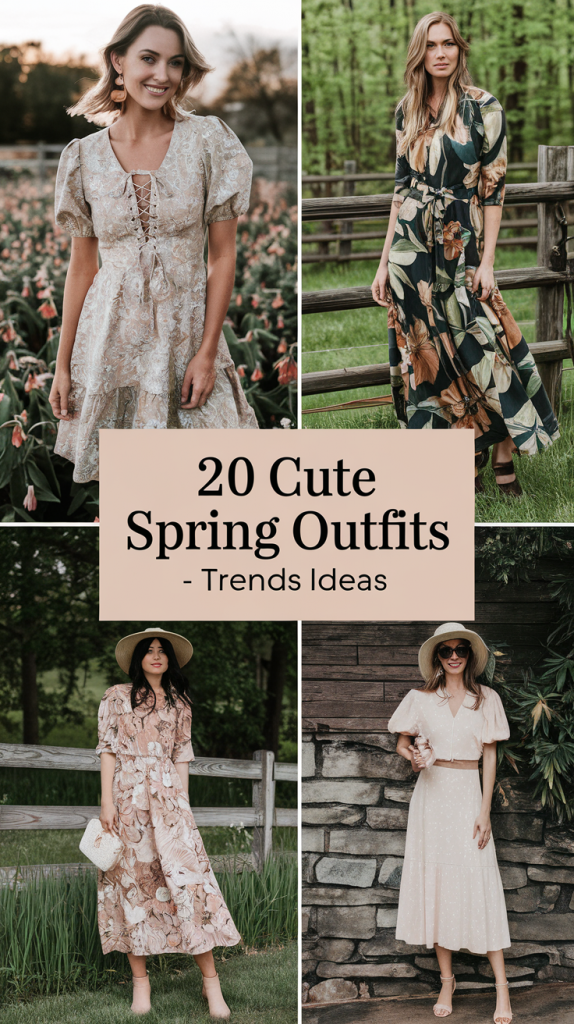 Cute Spring Outfits - Trends & 20 Ideas for 2025