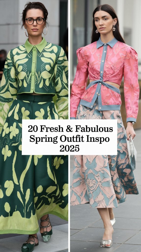 Fresh & Fabulous Spring Outfit Inspo 2025: 20 Trendy Ideas for the Season