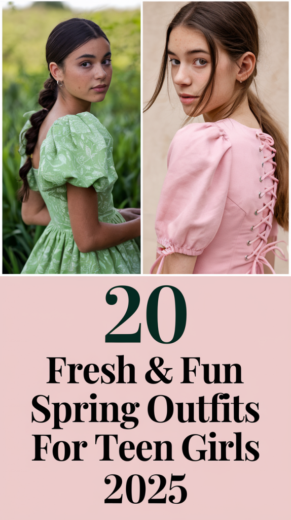 Fresh & Fun Spring Outfits for Teen Girls 2025: 20 Trendy Ideas for Every Occasion