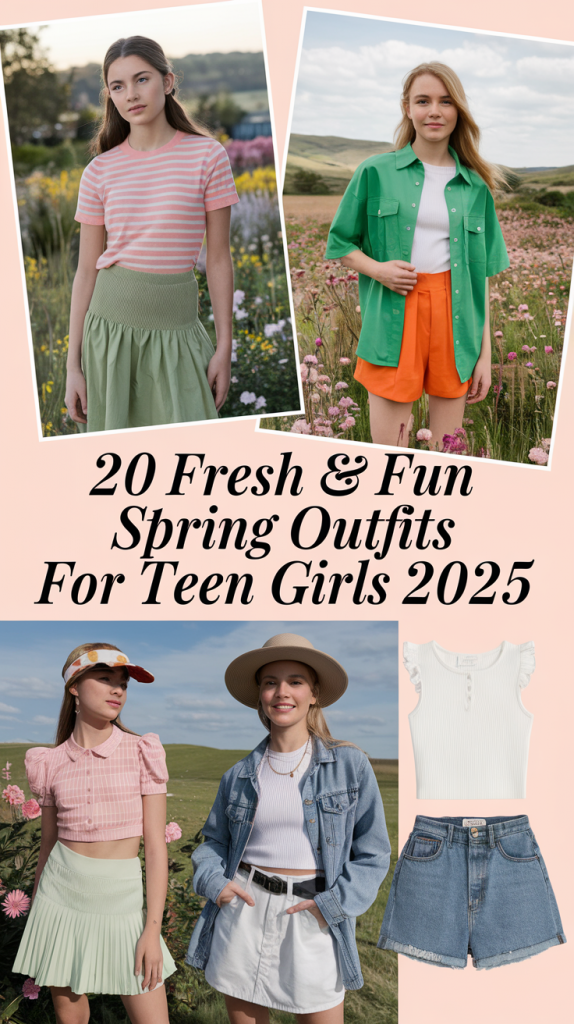 Fresh & Fun Spring Outfits for Teen Girls 2025: 20 Trendy Ideas for Every Occasion