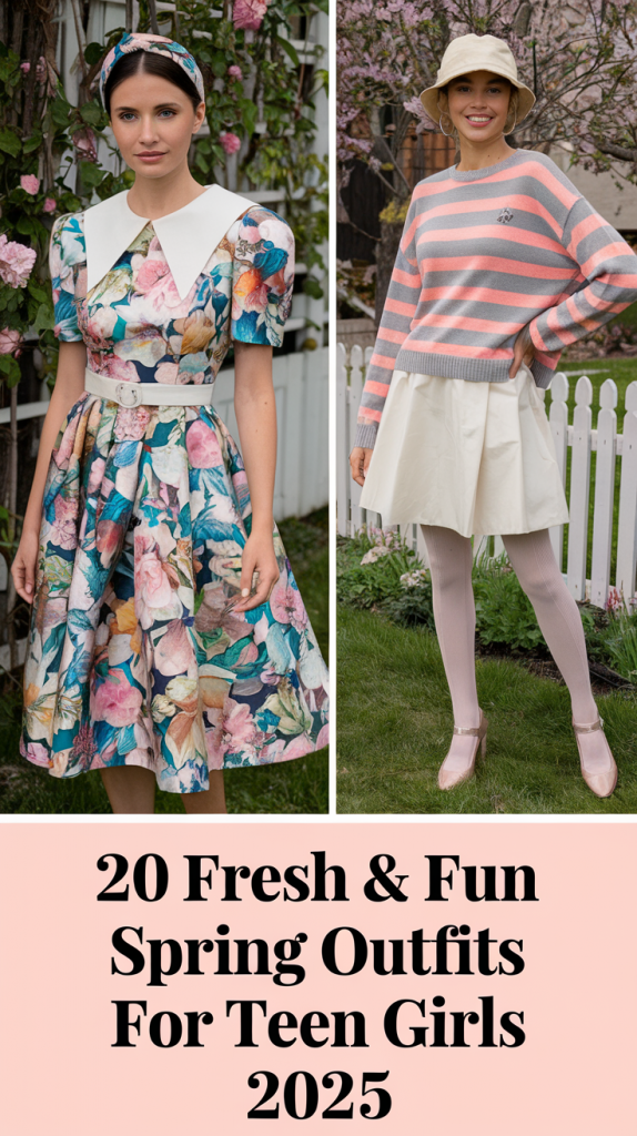 Fresh & Fun Spring Outfits for Teen Girls 2025: 20 Trendy Ideas for Every Occasion