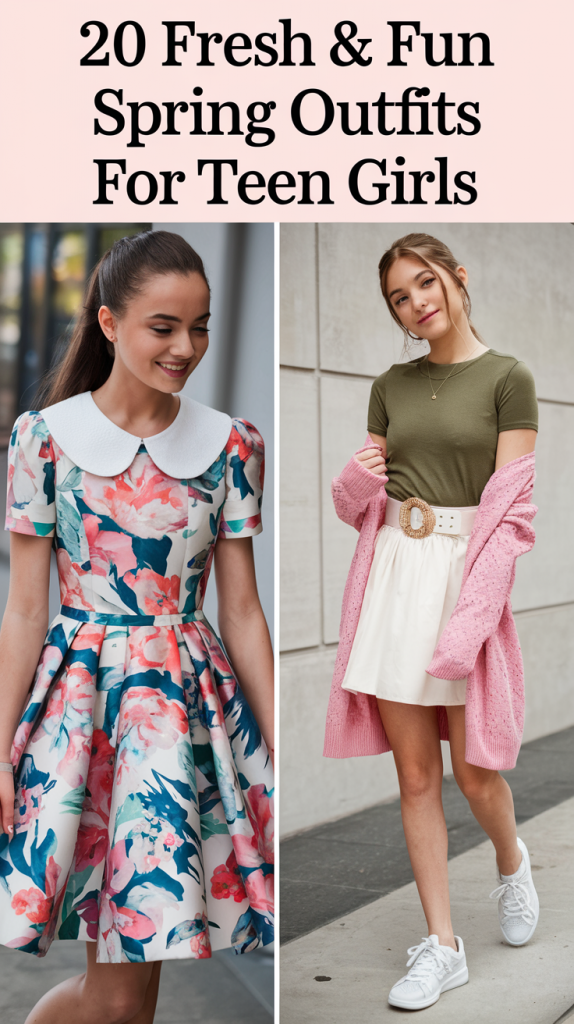 Fresh & Fun Spring Outfits for Teen Girls 2025: 20 Trendy Ideas for Every Occasion