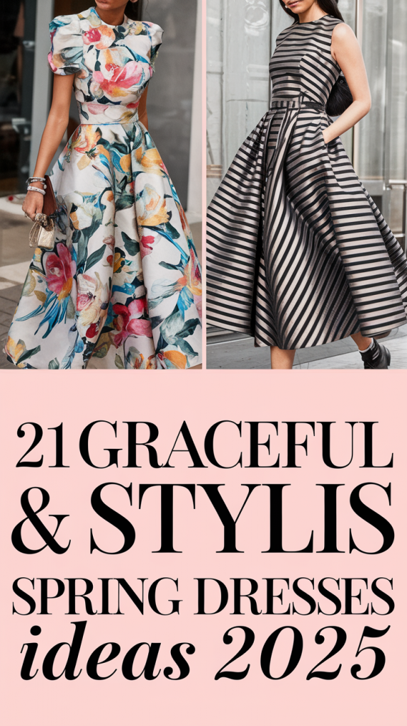 Graceful & Stylis Spring Dresses: 21 Stunning Ideas for 2025