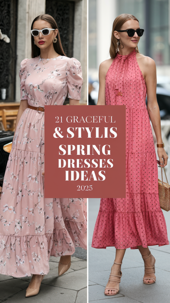 Graceful & Stylis Spring Dresses: 21 Stunning Ideas for 2025