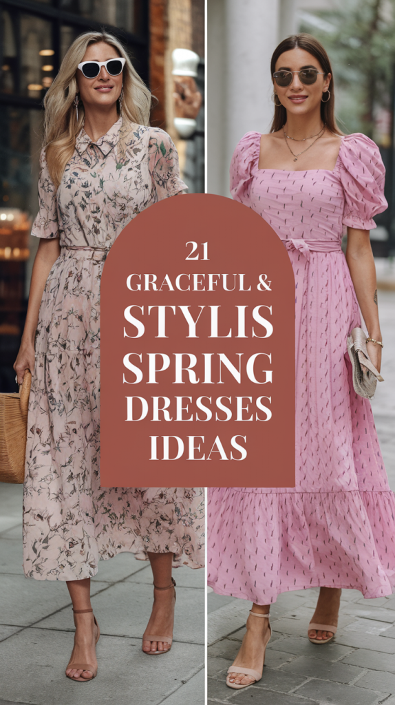 Graceful & Stylis Spring Dresses: 21 Stunning Ideas for 2025