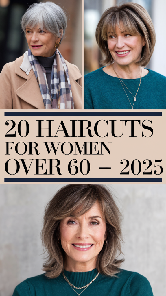 20 Best Haircuts for Women Over 60 - 2025: Timeless and Stylish Ideas