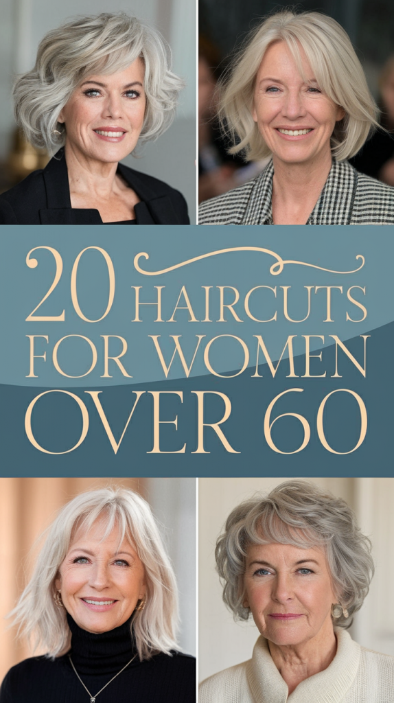 20 Best Haircuts for Women Over 60 - 2025: Timeless and Stylish Ideas