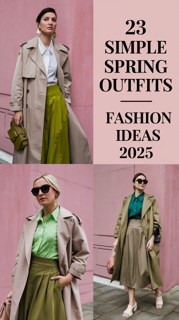 Simple Spring Outfits: 23 Fashionable Ideas for 2025