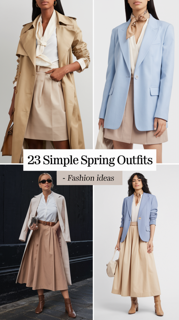 Simple Spring Outfits: 23 Fashionable Ideas for 2025