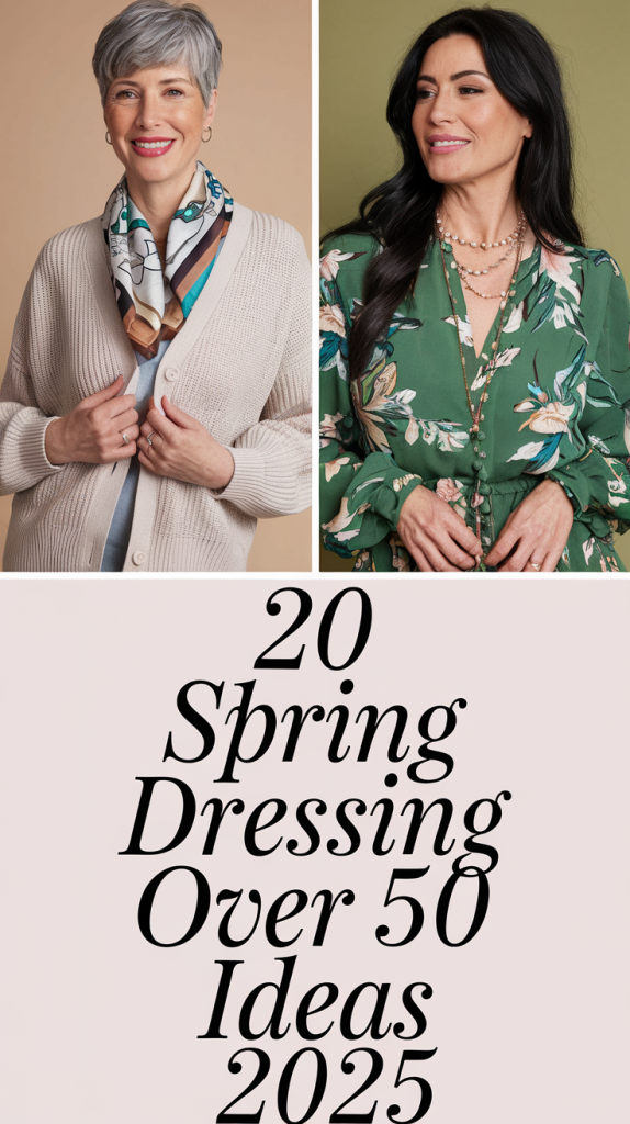 Spring Dressing Over 50: 20 Stunning Ideas for 2025