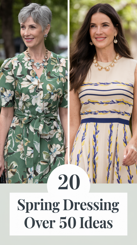 Spring Dressing Over 50: 20 Stunning Ideas for 2025