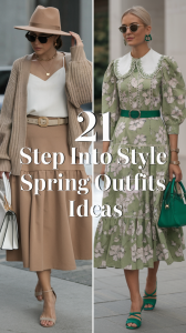 Step into Style: 21 Spring Outfit Ideas 2025 – Parisian, Scandinavian
