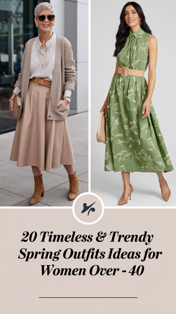 Timeless & Trendy Spring Outfits Ideas for Women Over 40 - 2025