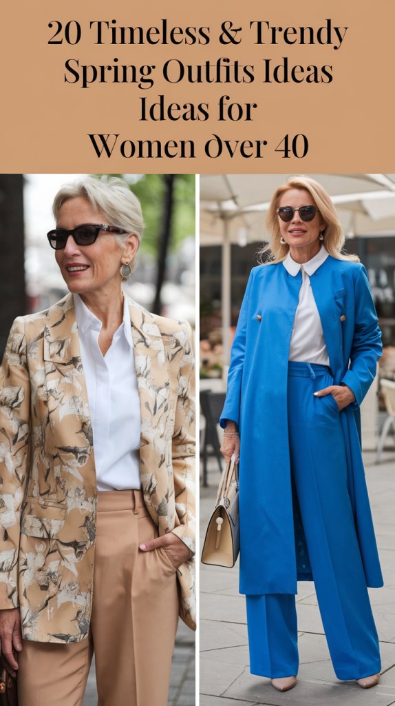 Timeless & Trendy Spring Outfits Ideas for Women Over 40 - 2025