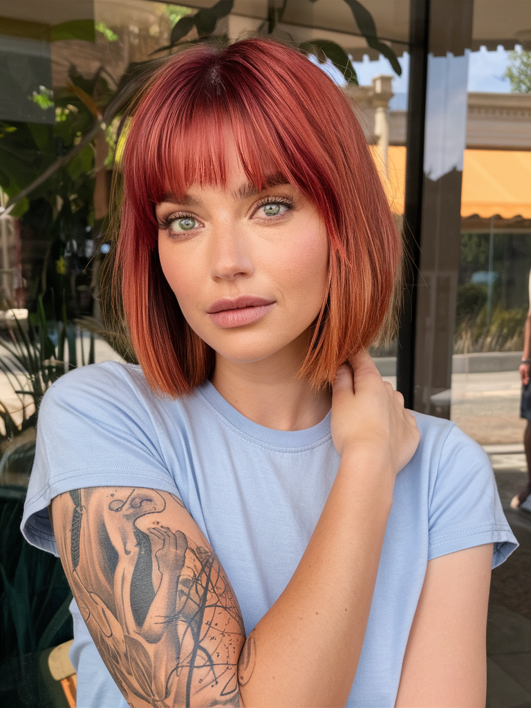 Spring Haircuts with Bangs 20 Ideas 2025