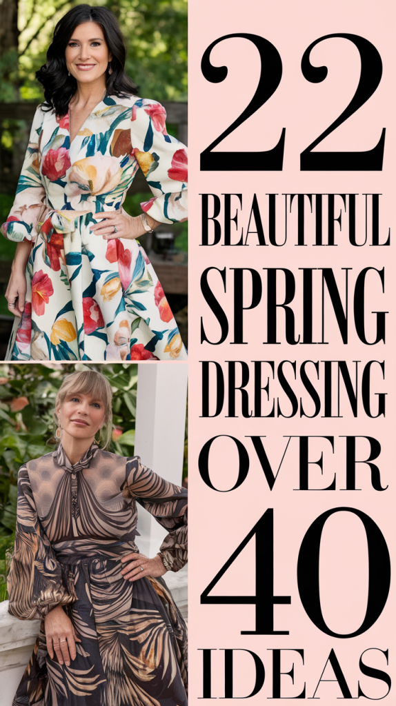 Beautiful Spring Dressing Over 40: Top 22 Stylish Ideas for 2025