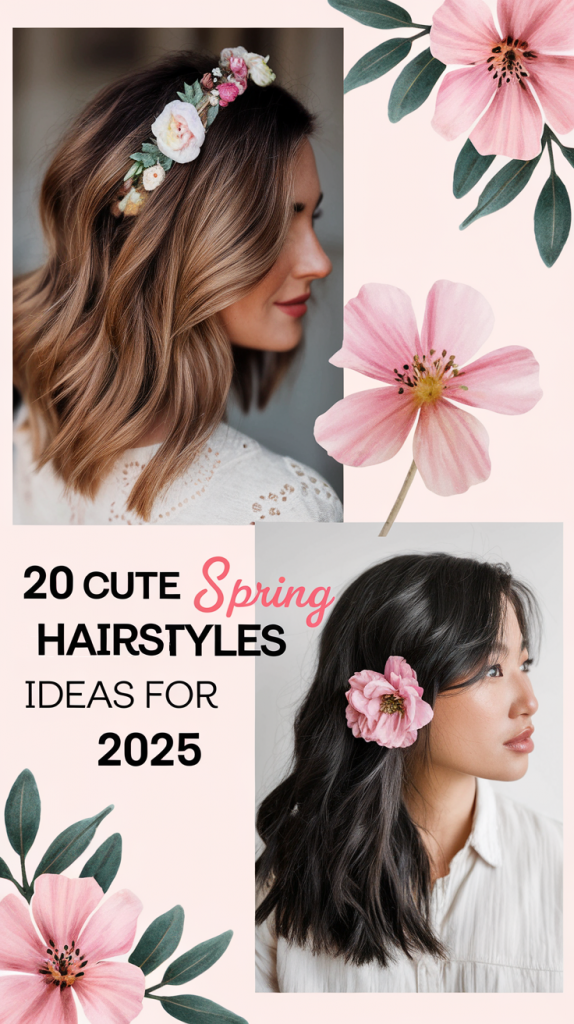 Cute Spring Hairstyles: 20 Trendy Ideas for 2025