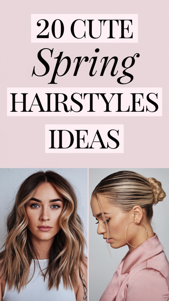 Cute Spring Hairstyles: 20 Trendy Ideas for 2025