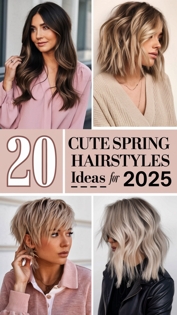 Cute Spring Hairstyles: 20 Trendy Ideas for 2025