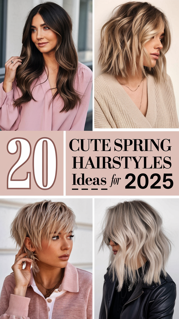 Cute Spring Hairstyles Ideas for 2025 - 20 Easy and Stylish Looks for ...