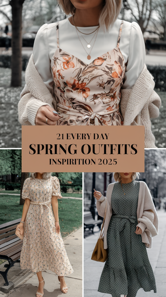 Every Day Spring Outfits Inspiration 2025: 21 Trendy Ideas for Stylish Looks