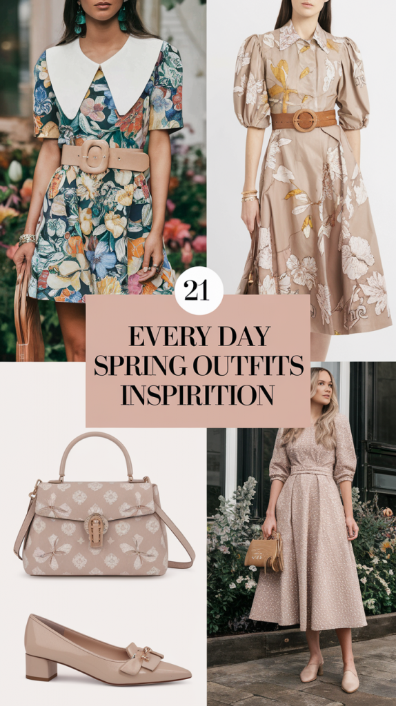 Every Day Spring Outfits Inspiration 2025: 21 Trendy Ideas for Stylish Looks