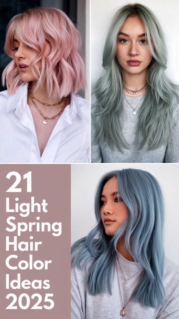 Light Spring Hair Color 21 Ideas 2025