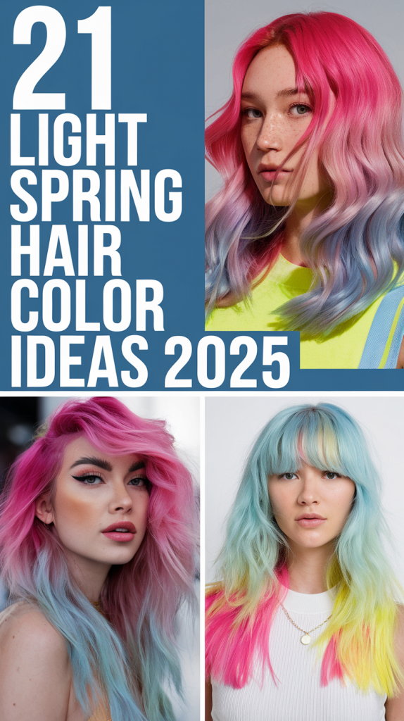 Light Spring Hair Color 21 Ideas 2025