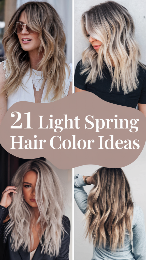 Light Spring Hair Color 21 Ideas 2025