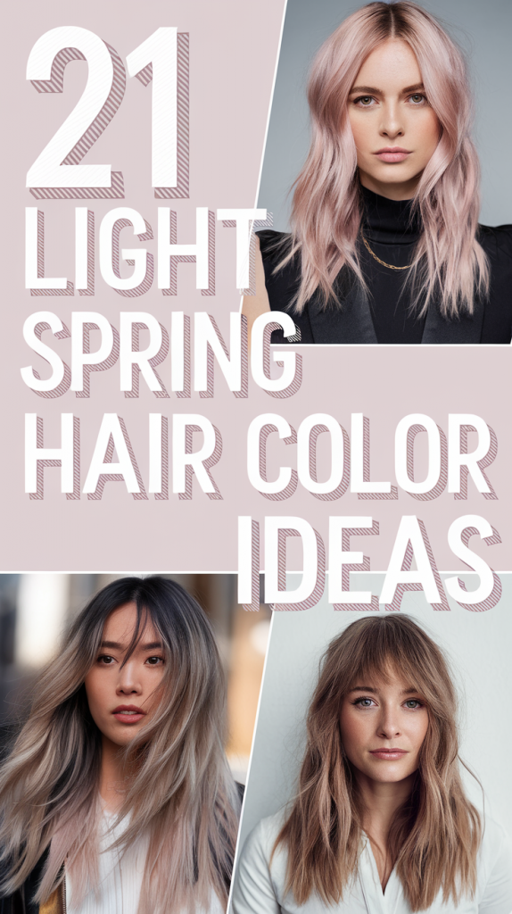 Light Spring Hair Color 21 Ideas 2025