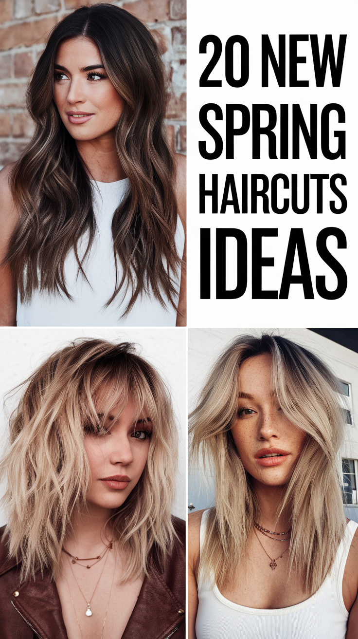 NEW Spring Haircuts Ideas 2025: Fresh Trends for Short, Medium, and ...