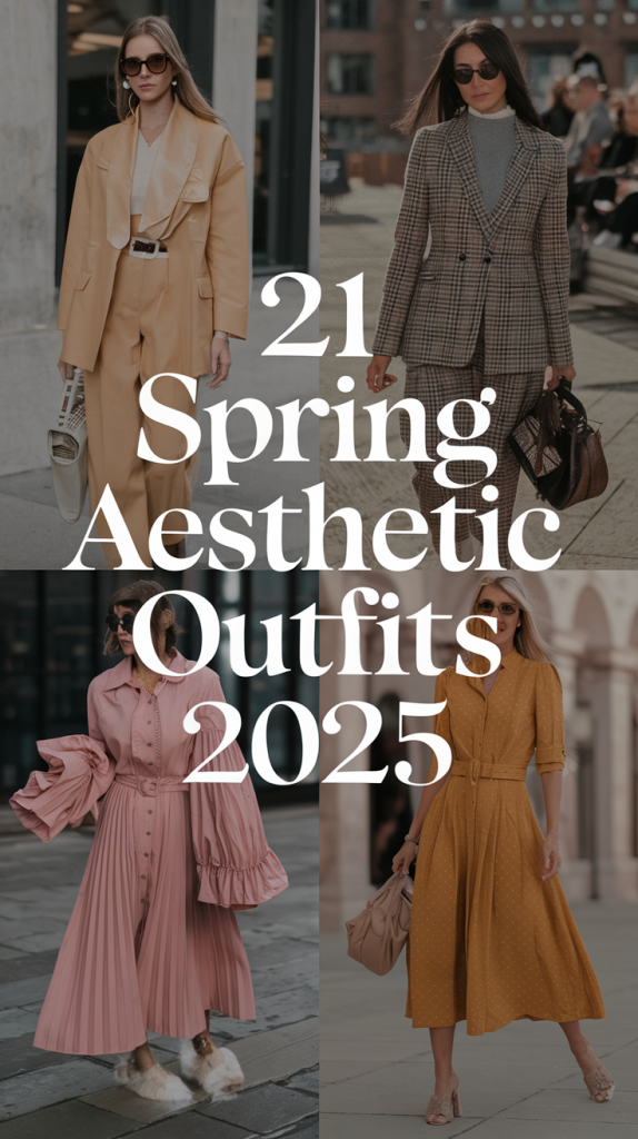 Spring Aesthetic Outfits 21 Ideas 2025