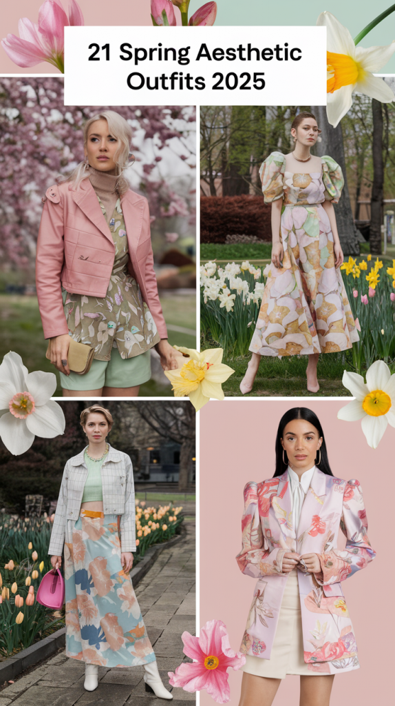 Spring Aesthetic Outfits 21 Ideas 2025