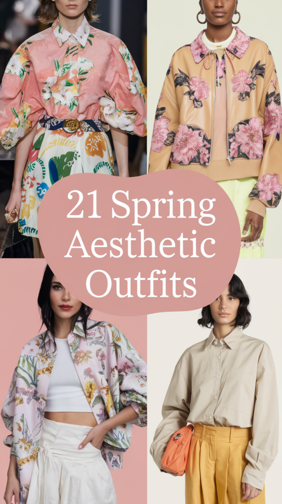 Spring Aesthetic Outfits 21 Ideas 2025