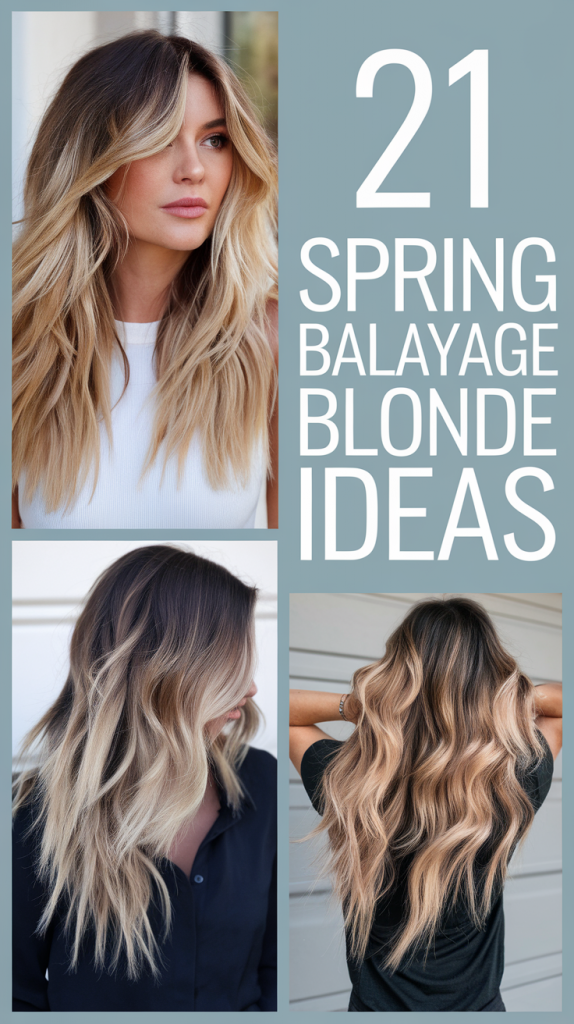 Spring Balayage Blonde 21 Ideas 2025