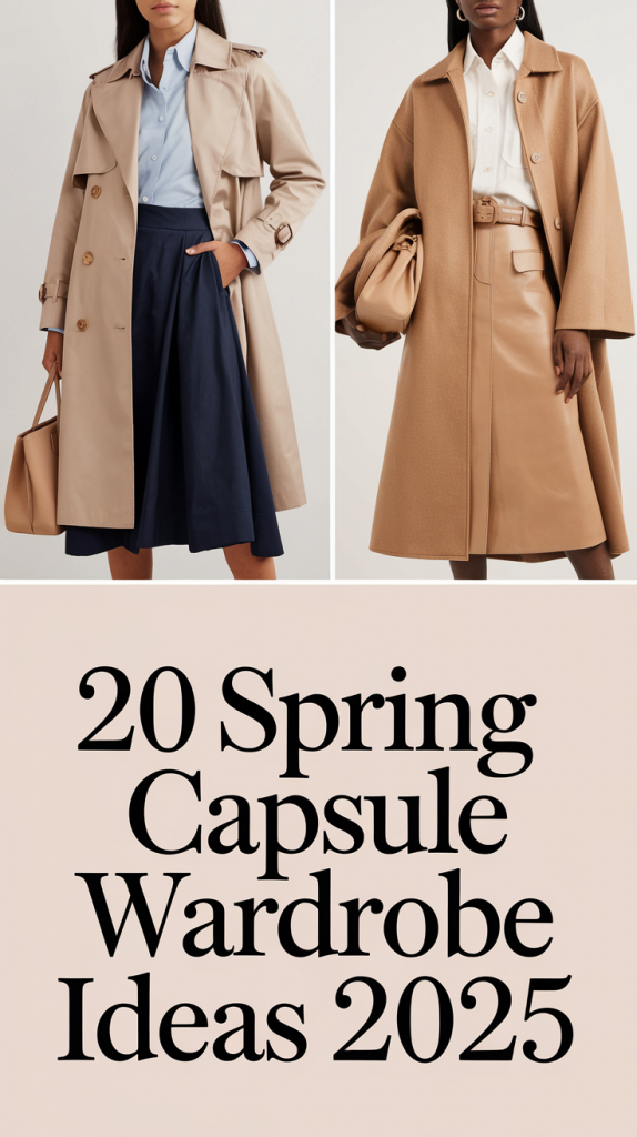 Spring Capsule Wardrobe 2025: 20 Ideas for a Stylish and Effortless Season