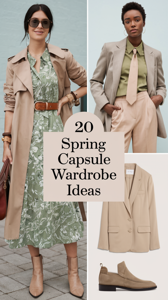 Spring Capsule Wardrobe 2025: 20 Ideas for a Stylish and Effortless Season