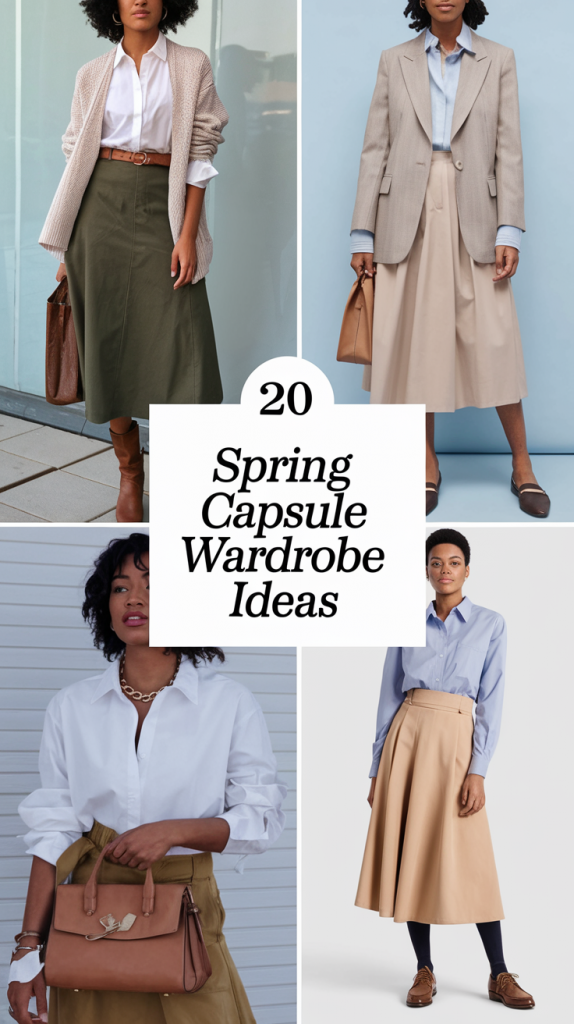 Spring Capsule Wardrobe 2025: 20 Ideas for a Stylish and Effortless Season