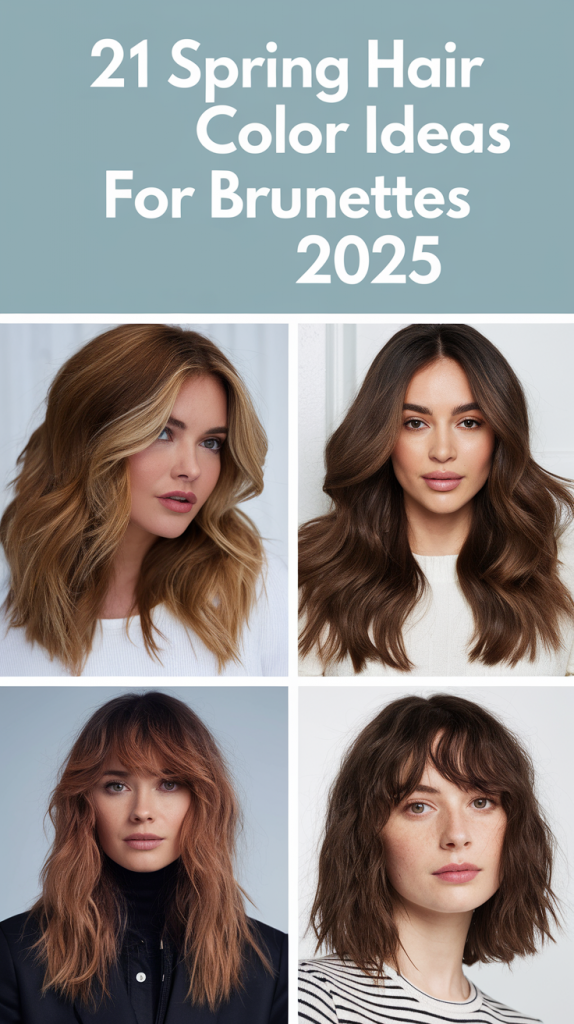 21 Stunning Spring Hair Color Ideas for Brunettes in 2025